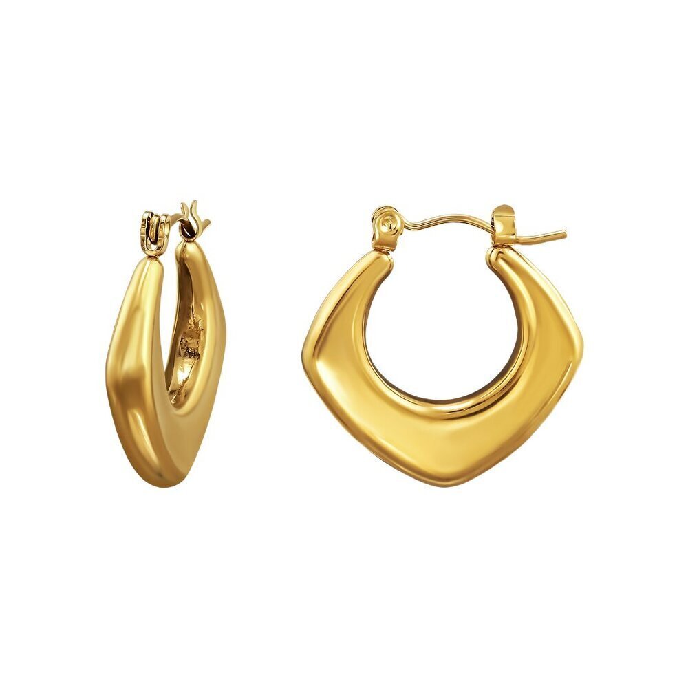 14K Gold Stainless Steel Hoops with French Lock 24mm​